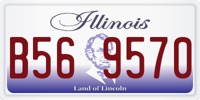 IL license plate B569570