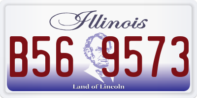 IL license plate B569573