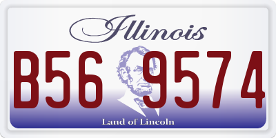 IL license plate B569574