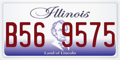 IL license plate B569575