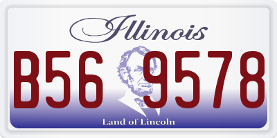 IL license plate B569578
