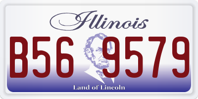 IL license plate B569579
