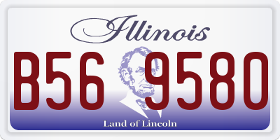 IL license plate B569580