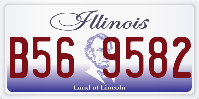 IL license plate B569582