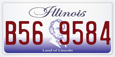 IL license plate B569584