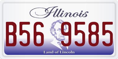 IL license plate B569585