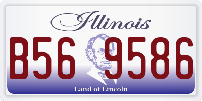 IL license plate B569586