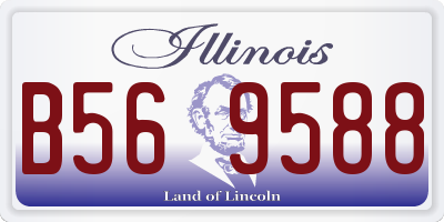 IL license plate B569588