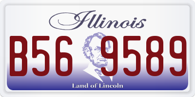 IL license plate B569589