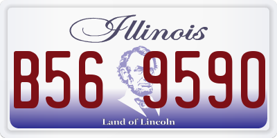 IL license plate B569590