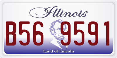 IL license plate B569591