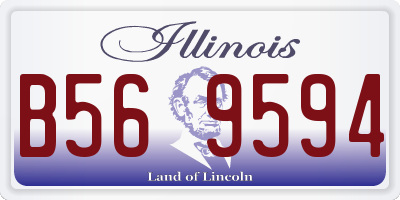 IL license plate B569594