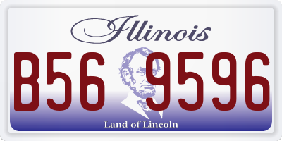 IL license plate B569596