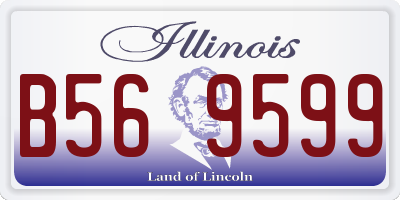 IL license plate B569599
