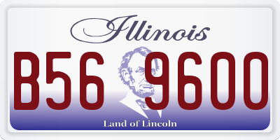 IL license plate B569600