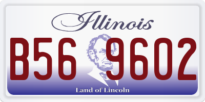 IL license plate B569602