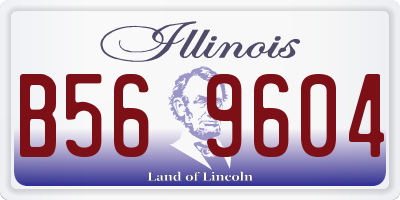 IL license plate B569604