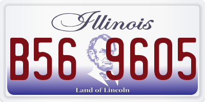 IL license plate B569605