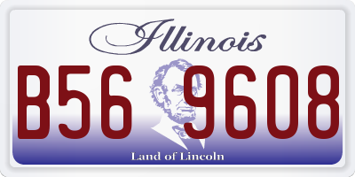 IL license plate B569608