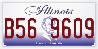 IL license plate B569609
