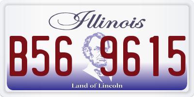 IL license plate B569615