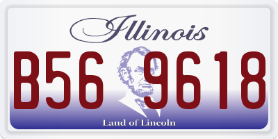 IL license plate B569618