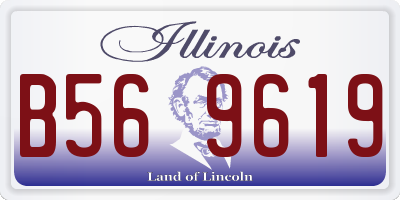 IL license plate B569619