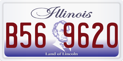 IL license plate B569620