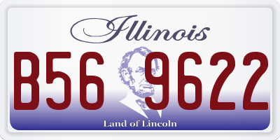 IL license plate B569622