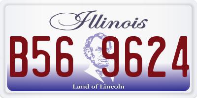 IL license plate B569624