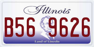 IL license plate B569626