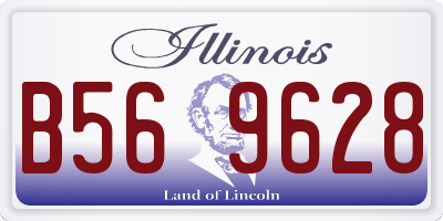 IL license plate B569628