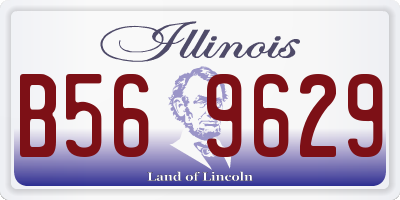 IL license plate B569629