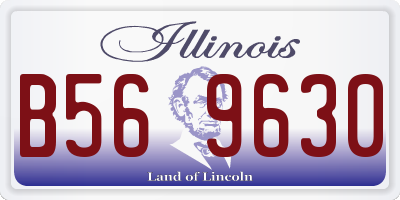 IL license plate B569630