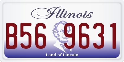 IL license plate B569631