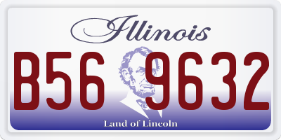 IL license plate B569632