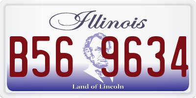 IL license plate B569634