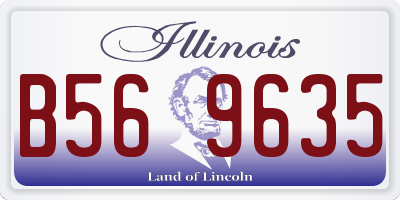 IL license plate B569635