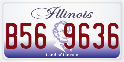 IL license plate B569636