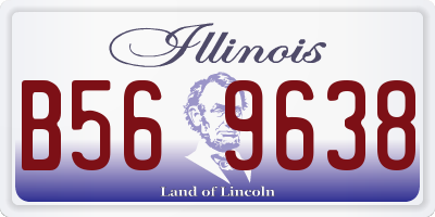IL license plate B569638