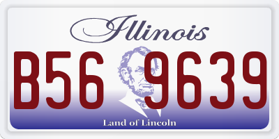 IL license plate B569639