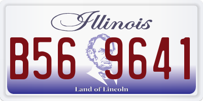 IL license plate B569641