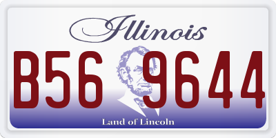 IL license plate B569644