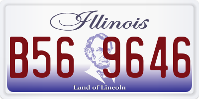 IL license plate B569646