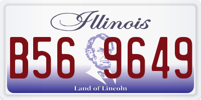 IL license plate B569649