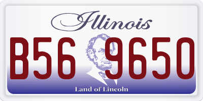 IL license plate B569650