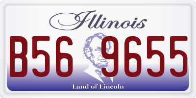 IL license plate B569655
