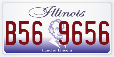IL license plate B569656