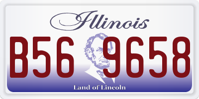 IL license plate B569658