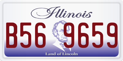 IL license plate B569659